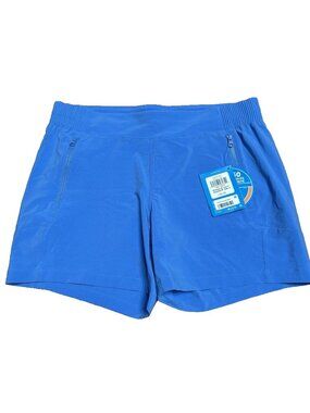 Columbia Women’s Shorts Size M Blue, 5" Inseam, Inner Shorts Liner, UPF 50 NWT